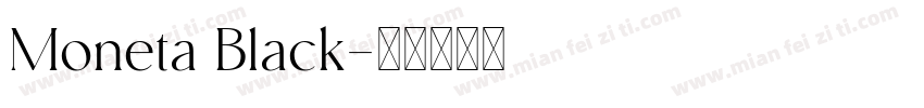 Moneta Black字体转换